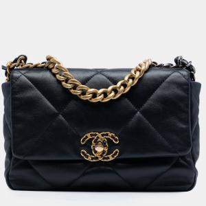 Pre Owned Chanel Medium Lambskin 19 Flap