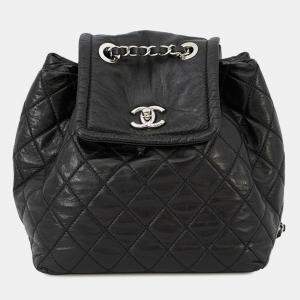Pre Owned Chanel Matelasse Beijing Backpack Black Leather