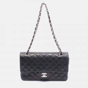 Pre Owned Chanel Classic Double Flap Small Leather Shoulder Bag