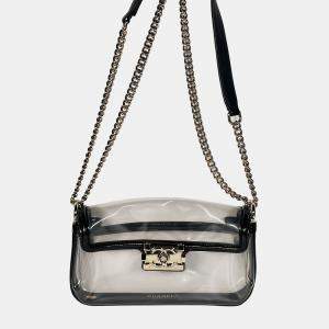 Pre Owned Chanel Naked Sand by the Sea Vinyl Bag