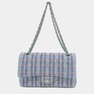 Pre Owned Chanel Multicolor Tweed Shoulder Bag