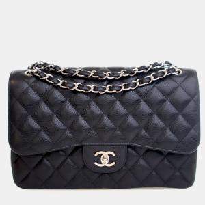 مملوكة مسبقًا Chanel Jumbo Caviar Classic DoubleFlap Bag
