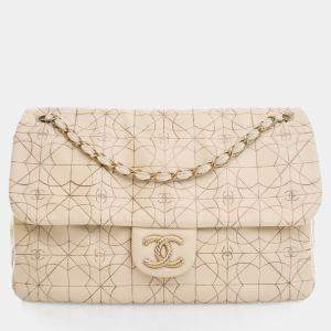 Pre Owned Chanel Paris-Moscou Calfskin Classic Single Flap Bag