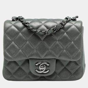 مملوكة مسبقًا Chanel Mini Square Classic Lambskin Single Flap