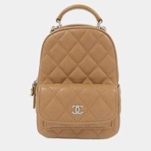 مملوكة مسبقًا حقيبة ظهر شانيل خط كلاسيكي خالد