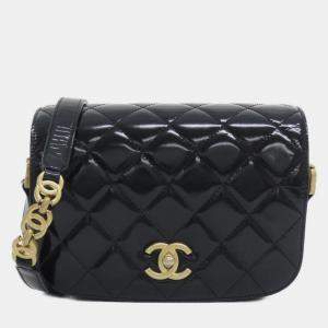 Pre Owned Chanel Black Shoulder Bag