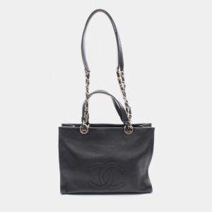 مملوكة مسبقًا Chanel Coco Mark Shoulder Bag Leather Black