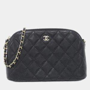 Pre Owned Chanel Timeless Classic Line Chain Clutch