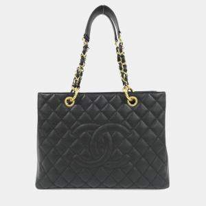 مملوكة مسبقًا Chanel Black Leather Shoulder Bag