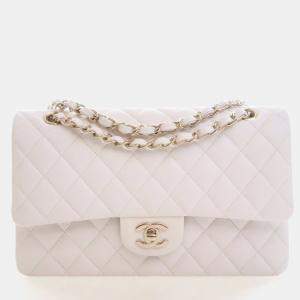 Pre Owned Chanel Medium Caviar Classic Double Flap Bag