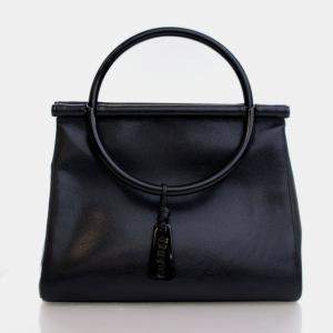 Pre Owned حقيبة شانيل كلاسيكية متوسطة سوداء بحبيبات كافيار ويد علوية رزينية