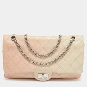 مملوكة مسبقًا Chanel Classic 227 Reissue 2.55 Ombre Pink Quilted Leather Flap Bag