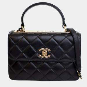 مملوكة مسبقًا Chanel Black Small Quilted Lambskin Trendy CC Flap
