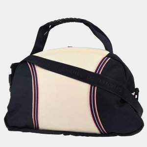 Pre Owned Chanel Navy Nylon Sport Line 2Way Duffle Handbag