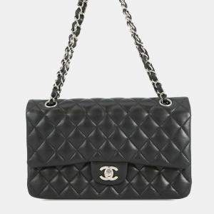 مملوكة مسبقًا Chanel Black Medium Classic Lambskin Double Flap