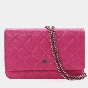Pre Owned Chanel Caviar Wallet On Chain (WOC)