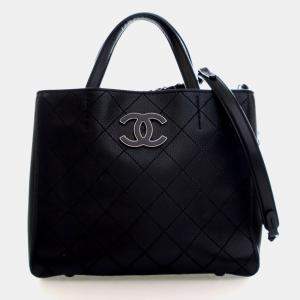 Pre Owned حقيبة يد شانيل هامبتون كافيار صغيرة