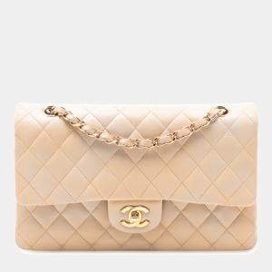 مملوكة مسبقًا Chanel Brown Medium Classic Lambskin Double Flap