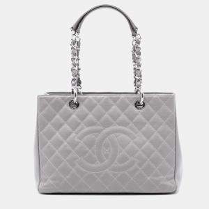 Pre Owned Chanel Caviar Grand Shopping Tote