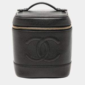 مملوكة مسبقًا Chanel Black CC Caviar Vanity Bag