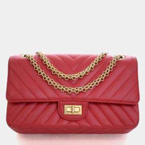 Pre Owned Chanel Calfskin Reissue 2.55 Flap Bag 225
