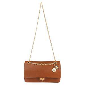 Pre Owned Chanel Limited Edition Brown Soft Leather Reissue 226 Bag