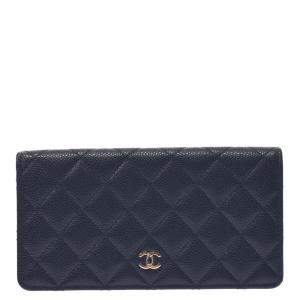 Chanel Black Leather Wallet