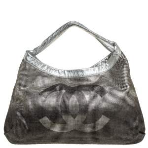Pre Owned Chanel Metallic Ombre Leather Hollywood CC Hobo