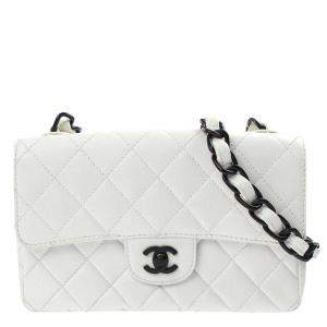 white patent leather chanel bag