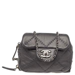 مملوكة مسبقًا Chanel Metallic Ultimate Stitch Leather Mini Bag