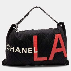 Pre Owned حقيبة كتف شانيل أل أيه كروز لاين جلد وقماش مبطن متعددة الألوان