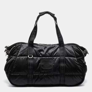 Pre Owned Chanel Black Nylon CC Sport Ligne Duffle Bag