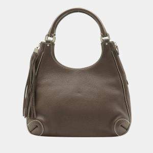 Chanel Brown Leather LAX Satchel
