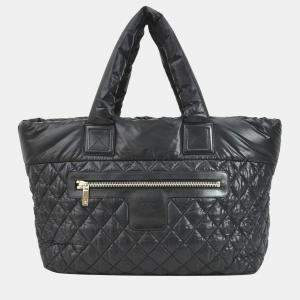 Chanel Black Nylon Coco Cocoon Tote Bag