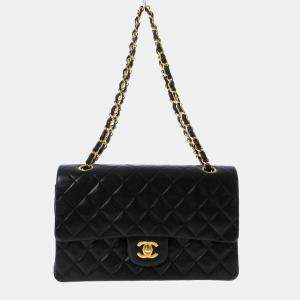 Chanel Black Leather Classic Double Flap bag