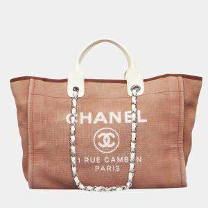 Chanel Brown Deauville Tote