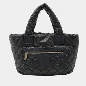 Chanel Black Nylon Small Coco Cocoon Tote Bag