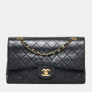 Chanel Black Medium Classic Lambskin Double Flap