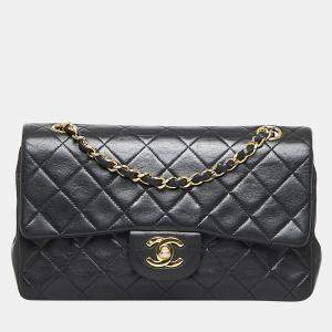 Chanel Black Small Classic Lambskin Double Flap