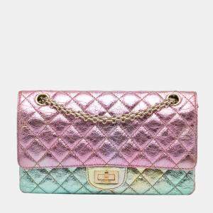 Chanel Pink Rainbow Reissue 225 Flap Bag