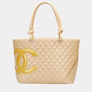 Chanel Beige Cambon Ligne Tote