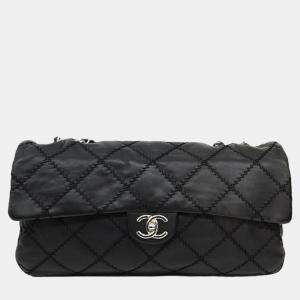 Pre Owned Chanel Black Leather Ultimate Stitch Shoulder Bag