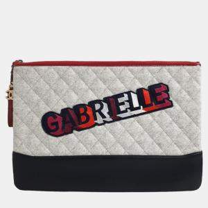 Pre Owned Chanel Multicolour Gabriel Clutch
