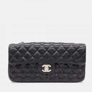 Chanel Black Lambskin New Classic Baguette Bag  