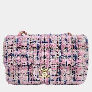 Chanel Multicolor Tweed Classic Mini Flap Bag