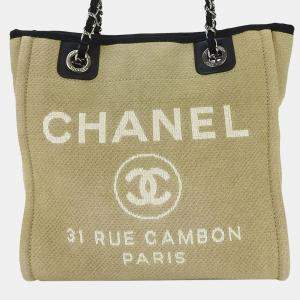 Chanel  Canvas  Deauville Totes