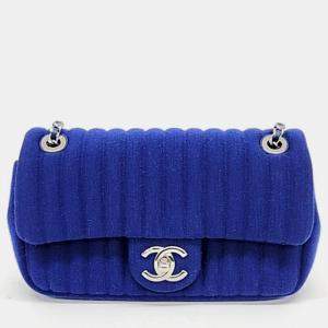 Pre Owned Chanel Fabric Shoulder Bag