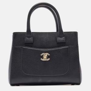 Chanel Black Leather Mini Neo Executive Tote