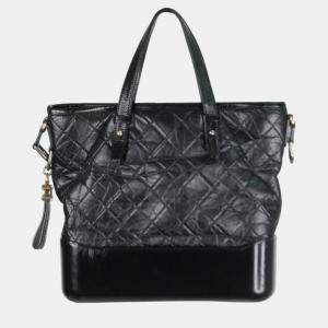 Chanel Black Gabrielle Hobo Bag