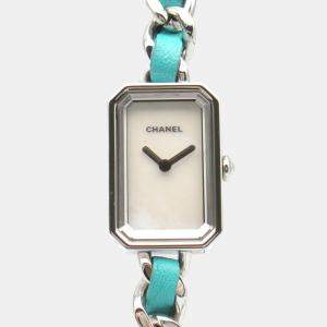 Chanel White Stainless Steel Premiere H4559 Quartz Women's Wristwatch 23 mm